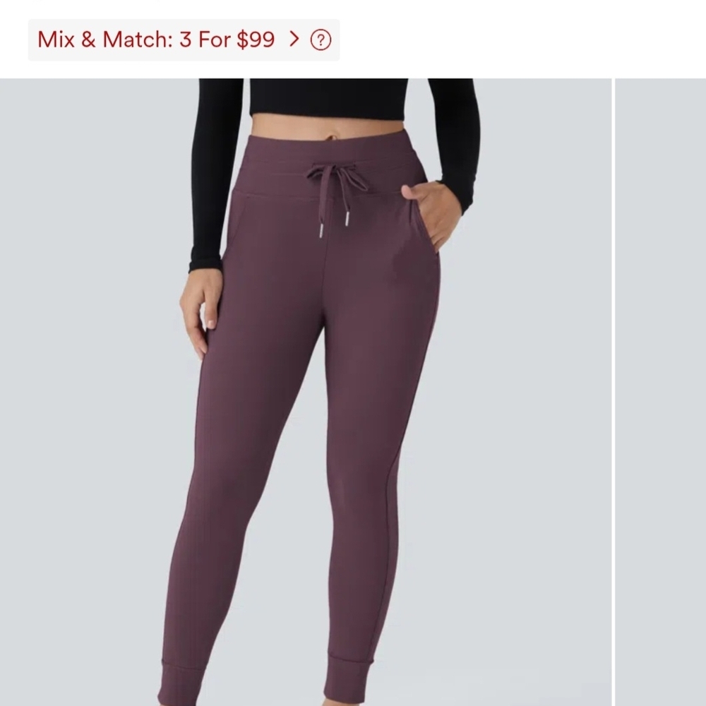 Halara High-Waisted Joggers